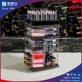 Black Spinning Acrylic Makeup Organizer Holder